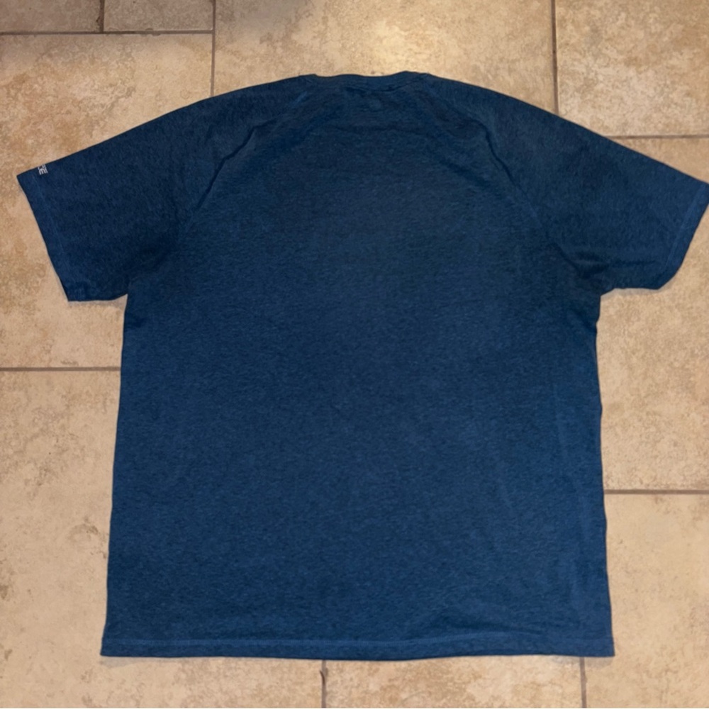 Carhartt Men's Heather Blue Force Short Sleeve Relaxed Fit Tee - Picture 3 of 6